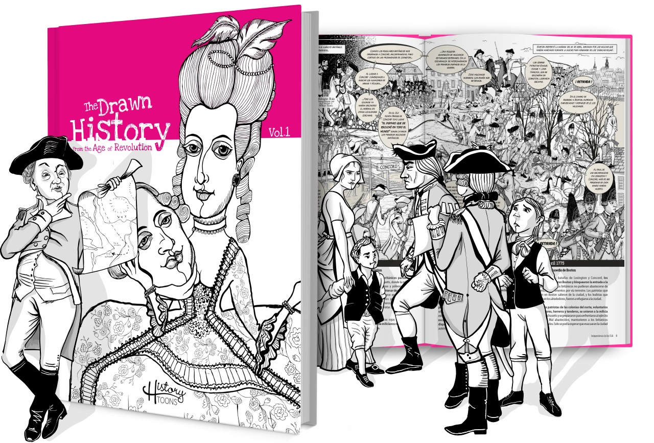 History Toons Cómic de Historia: Innovadora narrativa visual continua